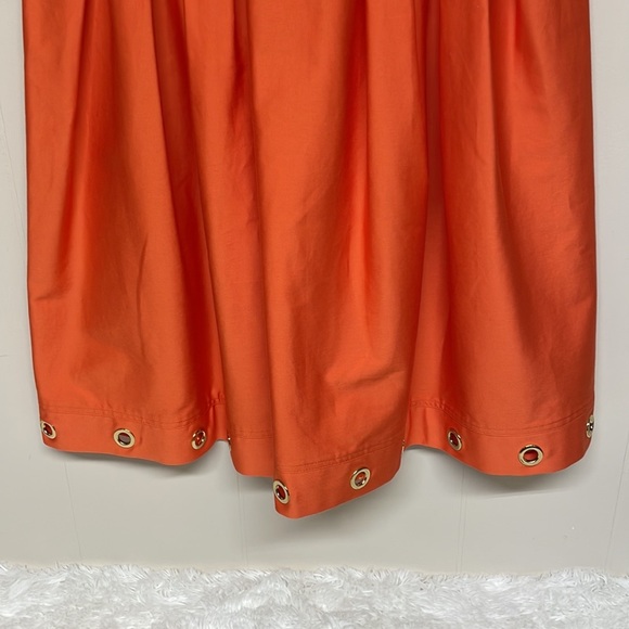 NWT Calvin Klein Fit and Flare Dress with Gold Grommets - Picture 4 of 13